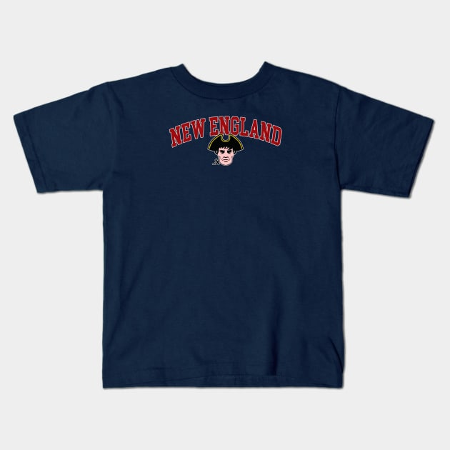 New England Football Kids T-Shirt by BossGriffin